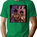 Buff Correll T-Shirt - Retro Graphic Tee for Men & Women - Green