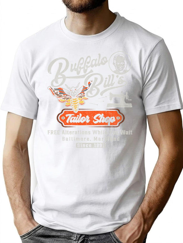 Buffalo Bills Tailor Shop T-Shirt for Men & Women, T-Shirts Graphic Tee - White