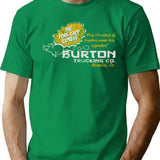 Burton Trucking Pork Chop Express T-Shirt for Men & Women, T-Shirts Graphic Tee - Green