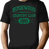Bushwood Country Club 1980 Vintage T-Shirt - Retro Graphic Casual Tee - Black