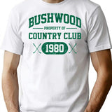 Bushwood Country Club 1980 T-Shirt - Retro Graphic Tee for Men & Women - White