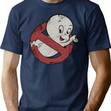 Busted T-Shirt - Retro Graphic Tee for Men & Women - Navy