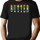 Butter T-Shirt - Retro Graphic Tee for Men & Women - Black