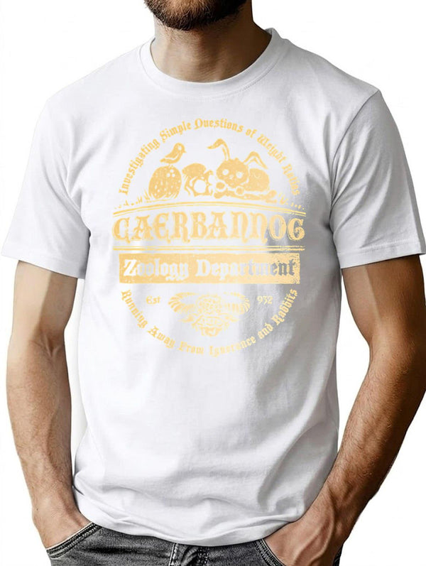 Caerbannog Zoology Department (1) T-Shirt for Men & Women, T-Shirts Graphic Tee - White