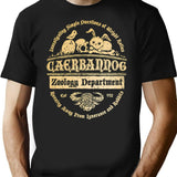 Caerbannog Zoology Department T-Shirt - Retro Graphic Tee for Men & Women - Black