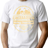 Caerbannog Zoology Department T-Shirt - Retro Graphic Tee for Men & Women - White