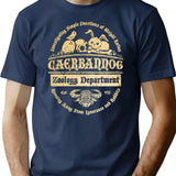 Caerbannog Zoology Department T-Shirt - Retro Graphic Tee for Men & Women - Navy
