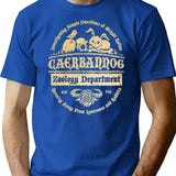 Caerbannog Zoology Department T-Shirt - Retro Graphic Tee for Men & Women - Blue