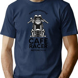 Caferacer - Cafe Racer 17b T-Shirt - Retro Graphic Tee for Men & Women - Navy