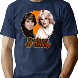Cagney Lacey Retro 80s Tribute T-Shirt - Navy