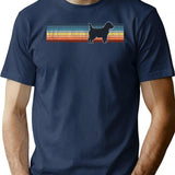 Cairn Terrier Vintage Retro Pet Lover T-Shirt - Navy