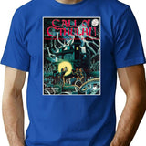 Call Of Cthulhu 1St Edition Cover T-Shirt for Men & Women, T-Shirts Graphic Tee - Blue