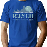 Call Of Cthulhu R'Lyeh T-Shirt for Men & Women, T-Shirts Graphic Tee - Blue