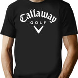 Callaway Logo T-Shirt - Retro Graphic Tee for Men & Women - Black