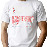 Calvin Jrs Barbershop T-Shirt for Men & Women, T-Shirts Graphic Tee - White