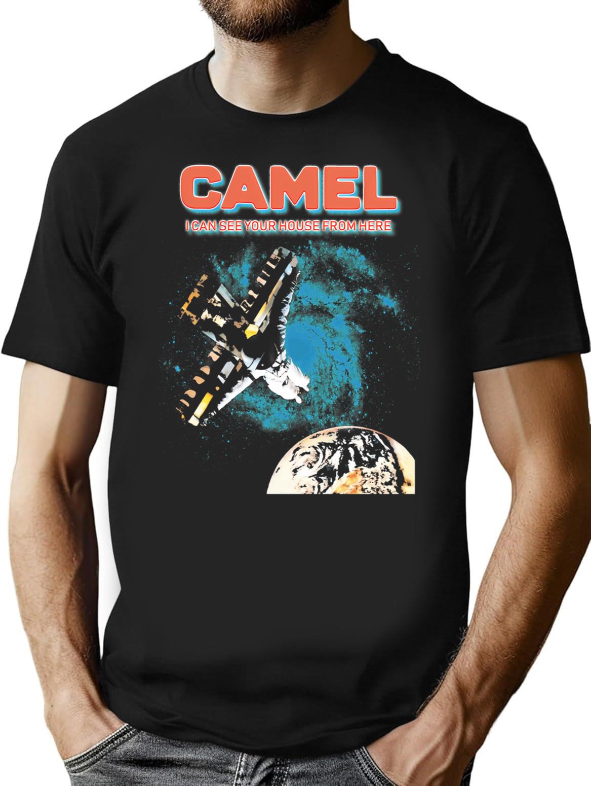 Camel Band Wear A Cape T-Shirt - Retro Graphic Tee for Men & Women - Black