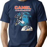 Camel Band Wear A Cape T-Shirt - Retro Graphic Tee for Men & Women - Navy