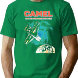 Camel Band Wear A Cape T-Shirt - Retro Graphic Tee for Men & Women - Green