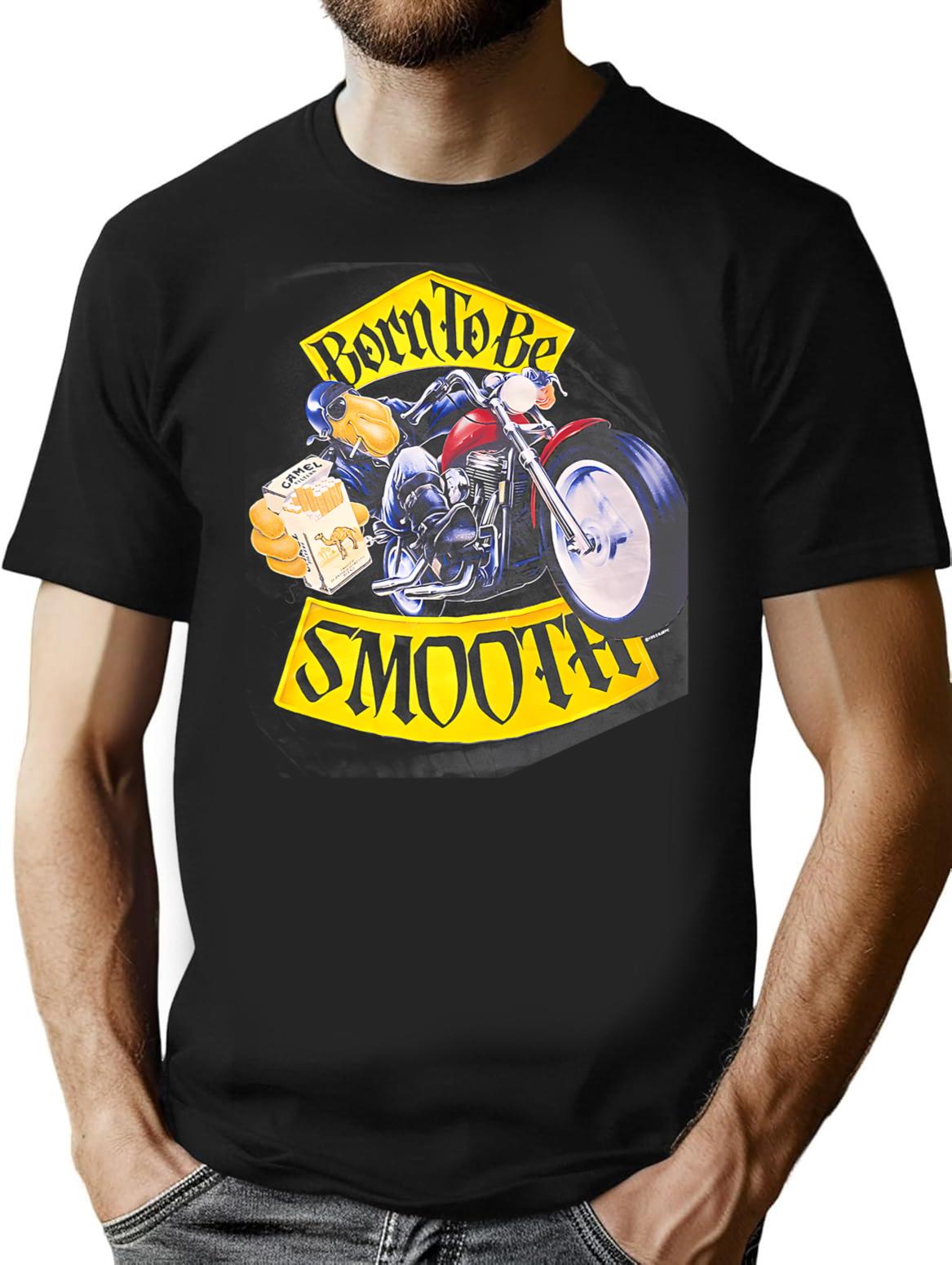 Camel Cigarettes(8) T-Shirt - Retro Graphic Tee for Men & Women - Black
