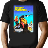 Camel Smooth Character Long T-Shirt - Retro Graphic Tee for Men & Women - Black