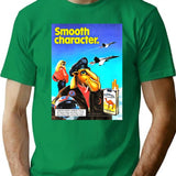 Camel Smooth Character Long T-Shirt - Retro Graphic Tee for Men & Women - Green