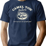 Camel Tow Recovery (1) T-Shirt for Men & Women, T-Shirts Graphic Tee - Navy