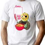 Camp Crystal Flakes T-Shirt - Retro Graphic Tee for Men & Women - White