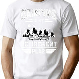 Camping Is My Retirement Plan Summer Camping Vintage Shirt T-Shirt - White