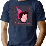 Can I Have My Cake Now Sticker T-Shirt - Navy