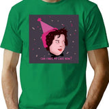 Can I Have My Cake Now Sticker T-Shirt - Green