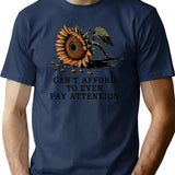 Can't Afford To Even Pay Attention T-Shirt - Navy