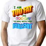 Can't Deal With The Bullshit Anymore T-Shirt - White