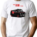 Canadiana Canada The Eh Team Funny Vintage 1980's Pun Design T-Shirt - White