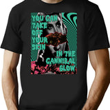 Cannibal Glow T-Shirt for Men & Women, T-Shirts Graphic Tee - Black