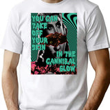 Cannibal Glow T-Shirt for Men & Women, T-Shirts Graphic Tee - White