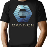Cannon T-Shirt - Retro Graphic Tee for Men & Women - Black