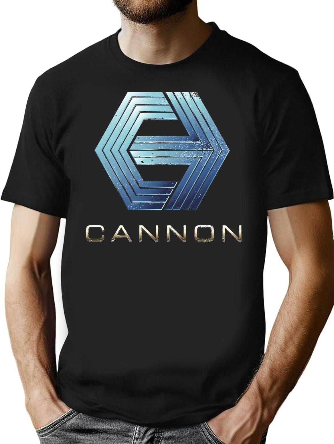 Cannon T-Shirt - Retro Graphic Tee for Men & Women - Black