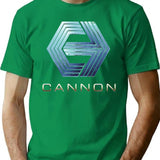 Cannon T-Shirt - Retro Graphic Tee for Men & Women - Green