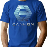 Cannon T-Shirt - Retro Graphic Tee for Men & Women - Blue
