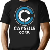 Capsule Corporation T-Shirt - Retro Graphic Tee for Men & Women - Black
