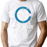Capsule Corporation T-Shirt - Retro Graphic Tee for Men & Women - White
