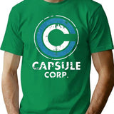 Capsule Corporation T-Shirt - Retro Graphic Tee for Men & Women - Green