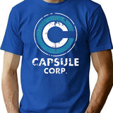 Capsule Corporation T-Shirt - Retro Graphic Tee for Men & Women - Blue