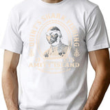 Captain Quint'S Amity Island Shark Fishing Dks Worn (Universal Ucs Llc) T-Shirt for Men & Women, T-Shirts Graphic Tee - White