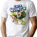 Captain Quint'S Cereal T-Shirt for Men & Women, T-Shirts Graphic Tee - White