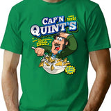 Captain Quint'S Cereal T-Shirt for Men & Women, T-Shirts Graphic Tee - Green