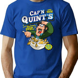 Captain Quint'S Cereal T-Shirt for Men & Women, T-Shirts Graphic Tee - Blue