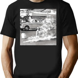 Car Art T-Shirt - Retro Graphic Tee for Men & Women - Black
