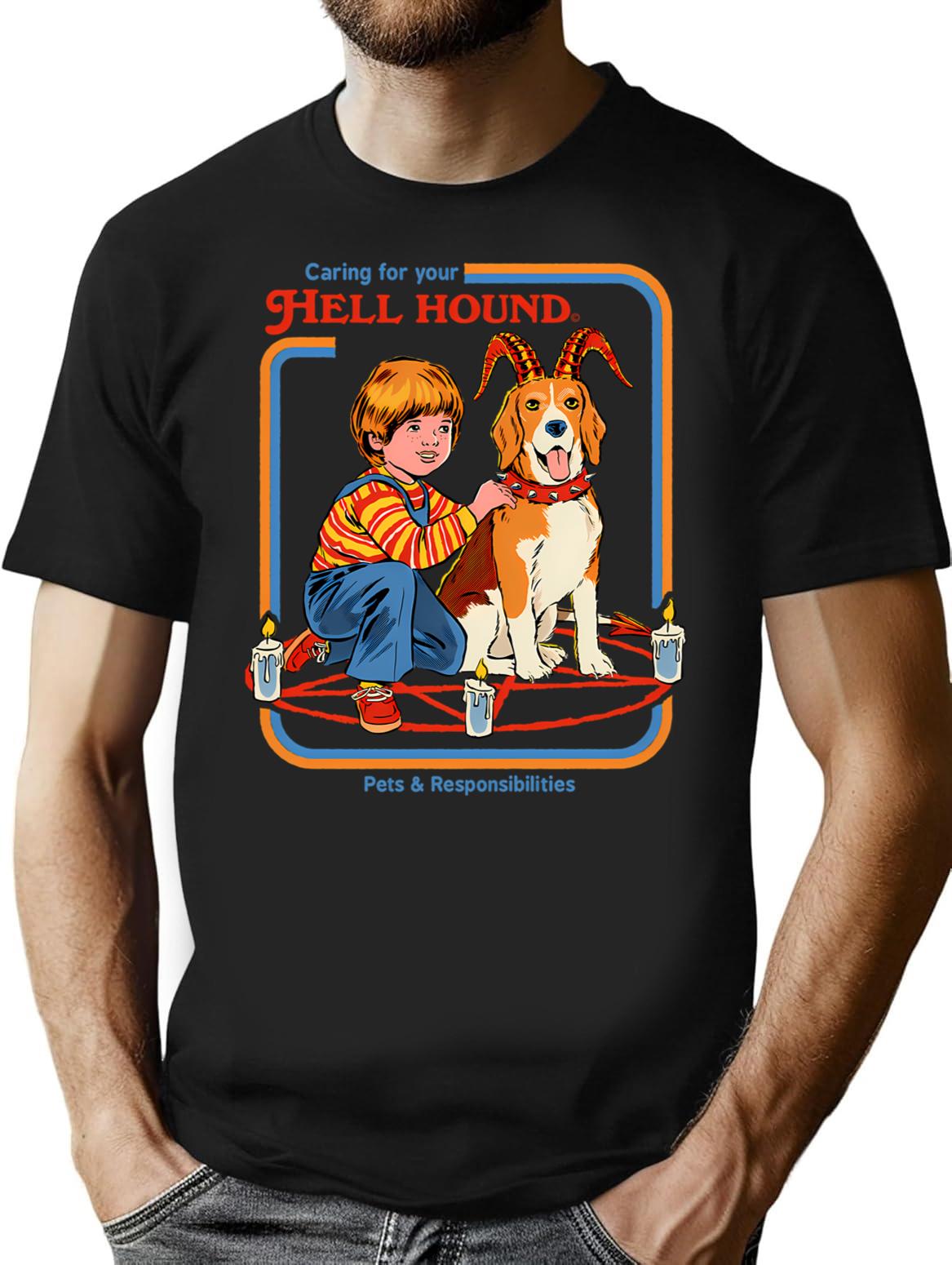 Caring For Your Hell Hound (1) T-Shirt - Black