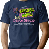 Carlton Banks Dance Studio T-Shirt for Men & Women, T-Shirts Graphic Tee - Navy
